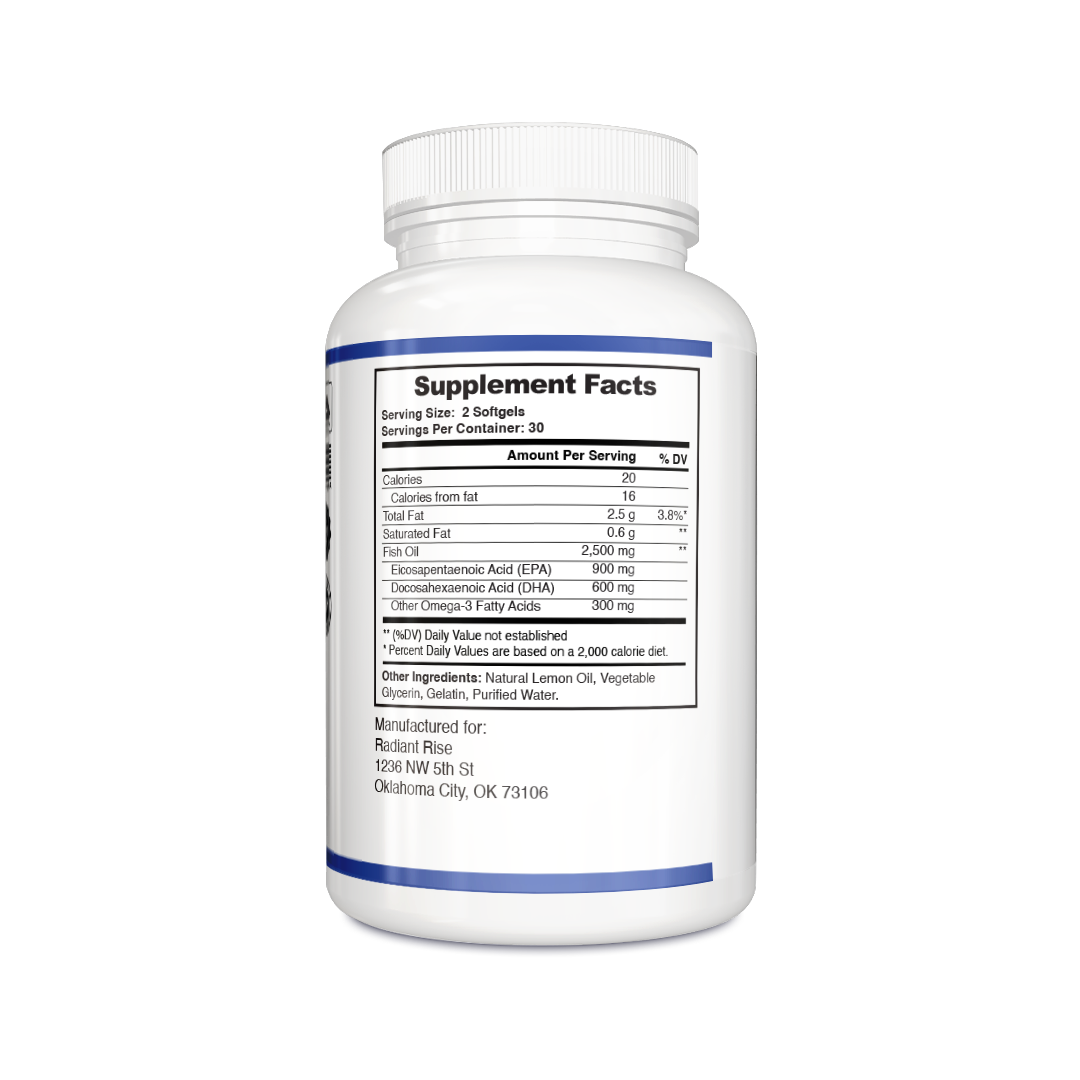 Fish Oil, 2,250 MG Lemon Flavor